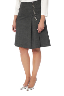 Юбка женская Max Mara 61060139/01 серая 46 IT