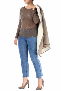 Джемпер женский Maria Grazia Severi 6611/00616 коричневый 46 IT