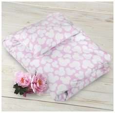 Пододеяльник AmaroBaby на молнии Мышонок розовый, бязь, 147х112 см