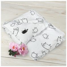 Пододеяльник AmaroBaby на молнии Овечки, поплин, 147х112 см