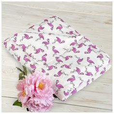 Пододеяльник AmaroBaby на молнии Фламинго, 147х112 см
