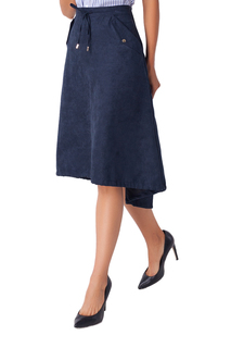 Юбка женская Vilatte D26.341 синяя 46 RU