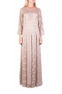 Платье женское Elisa Fanti 85843 бежевое 48 IT