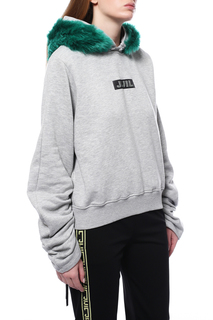 Толстовка женская JIJIL JPI18FP060 серая 40 IT