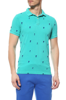 Поло мужское Superdry зеленое L