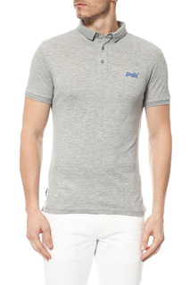 Поло мужское Superdry серое S