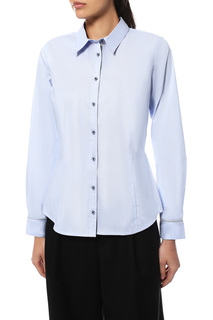 Рубашка женская COMMA 80.899.11.1665 голубая 42 DE