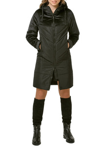 Пуховик-пальто женский DizzyWay 19308 черный 56 RU