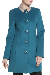 Пальто женское Анора А-32 голубое 44 RU