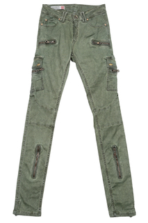 Джинсы женские PLEIN SUD JEANIUS P23/640 зеленые 26