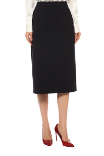 Юбка женская BOSS BLACK 50414346 синяя 42 DE