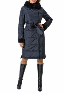 Пуховик-пальто женский DizzyWay 19315 синий 52 RU