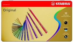 Набор цветных карандашей Stabilo Original 38 цветов 8778-6