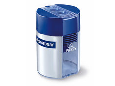 Точилка Staedtler 512 001 03, 2 отверстия, с контейнером, пластиковая, круглая