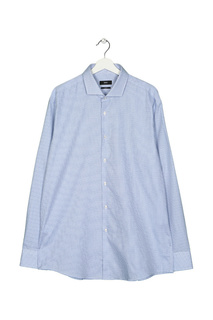 Рубашка мужская BOSS BLACK 50410455 голубая 45 DE