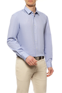 Рубашка мужская BOSS BLACK 50416016 голубая 43 DE