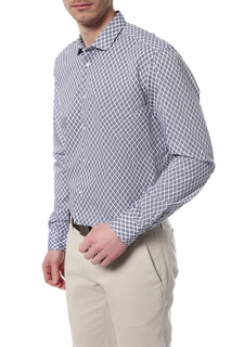 Сорочка мужская BRIAN DALES BS52W ST6728.002 синяя 44 DE