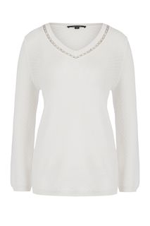 Джемпер женский COMMA 81.002.61.3295 0120 белый 38 DE