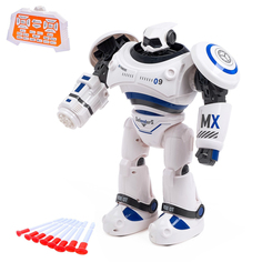 Робот интерактивный радиоуправляемый CRAZON с аккумулятором, цвет синий Zhorya