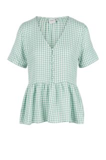 Блуза женская ICHI 11140940613 зеленая 38 EU