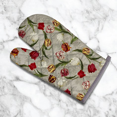Прихватка-рукавица "Шарлиз. Королевский тюльпан", 18x28 см Романтика