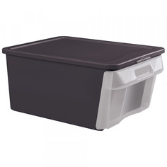Ящик Эконова "Combo box", 390х290х180 мм, 16,7л (черный)