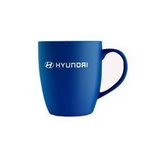 Кружка с покрытием софт-тач и лого "hyundai", синяя Hyundai-KIA R8480AC583H