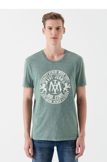 Футболка мужская Mavi 065931-30729 зеленая XL
