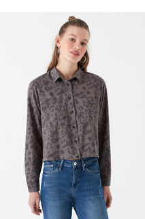 Рубашка женская Mavi 122396-30749 серая XL