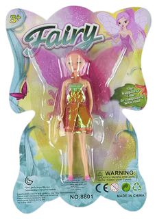 Кукла-фея, 4 вида в ассортименте, 16,5x2,5x24см Junfa Toys