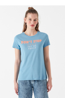 Футболка женская Mavi 168598-31101 синяя M