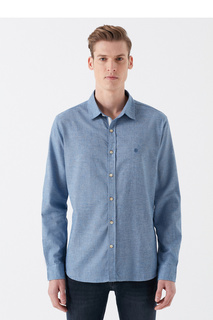 Рубашка мужская Mavi 021435-30709 синяя M