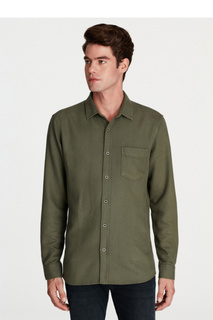 Рубашка мужская Mavi 021375-30205 зеленая L