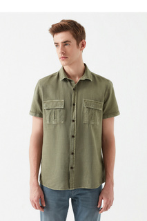 Рубашка мужская Mavi 021430-30721 зеленая M