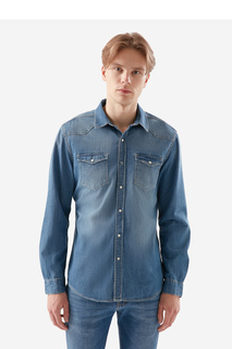 Рубашка мужская Mavi 295730932 синяя XL