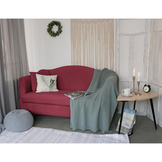 Чехол для мягкой мебели Collorista,2-х местный диван, бордовый 2480986 Этель
