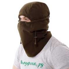 Балаклава-маска Keotica Active мембрана на флисе олива темная 581003 ONESIZE
