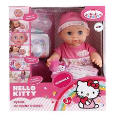 Интерактивный Пупс hello kitty 30 см Карапуз Y30DP-RU-HK