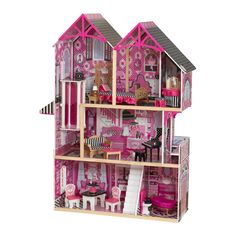Кукольный домик Бэлла с мебелью 16 элементов интерактивный KidKraft 65944_KE