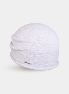 Шапка бини женская Canoe SKYS бело-голубая
