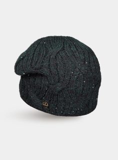 Шапка бини женская Canoe CAPRI темно-зеленая