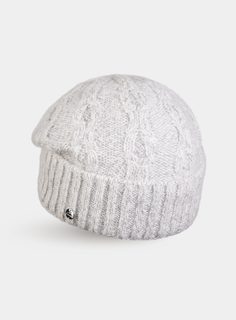 Шапка бини женская Canoe WELLY серебристая