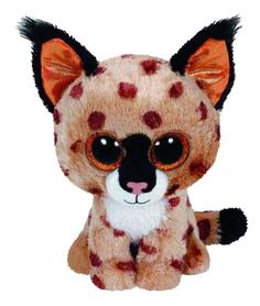 Мягкая игрушка TY Beanie Boos Рысенок Buckwheat 15 см