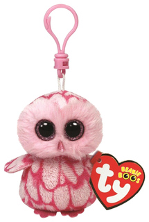 Брелок-игрушка TY Beanie Boos Совенок Pinky розовый 36594