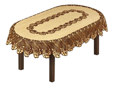 Скатерть Haft Cayley 120 х 160 см оранжево-коричневый
