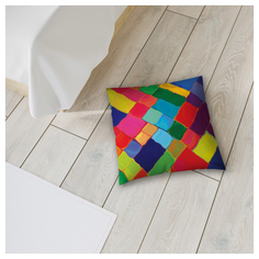 Наволочка JoyArty разноцветный 45x45