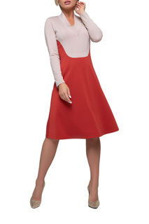 Платье женское Петербургский Швейный Дом 1260-1 бежевое 48 RU