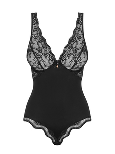 Кружевное боди Luvae, черный, L-XL, Obsessive