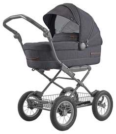 Коляска 2 в 1 Inglesina Sofia Duo VILLAGE DENIM шасси Ergo Bike