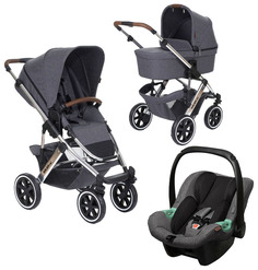 Коляска 3 в 1 FD-Design Salsa 4 Air Diamond asphalt 12002312003/12002502003